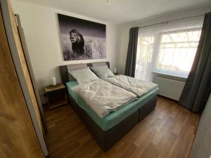 Postel nebo postele na pokoji v ubytování Haus Rosa