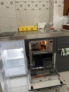 Küche/Küchenzeile in der Unterkunft Hajós-ház