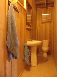 Koupelna v ubytování Castara Retreats