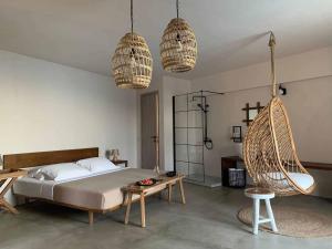 Posteľ alebo postele v izbe v ubytovaní Aletri Swim Up Boutique Hotel