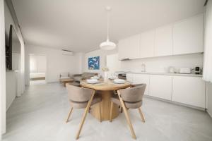 Kuchyň nebo kuchyňský kout v ubytování Villa Bianca Vodice
