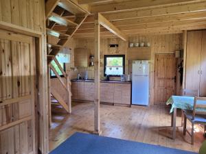 Kuchyň nebo kuchyňský kout v ubytování Domek na Mazurach Zacisze Sasek
