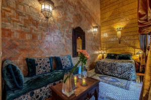 Posezení v ubytování Riad La Maison Verte