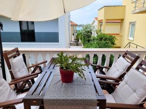 Balkón alebo terasa v ubytovaní Apartment Jelena Vir
