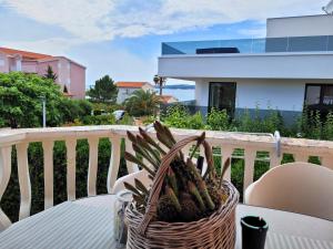 Balkón alebo terasa v ubytovaní Apartment Jelena Vir