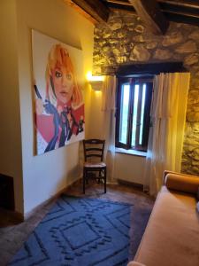 Country House La Collina di Bargiano - Casa Raffaella客房内的一张或多张床位