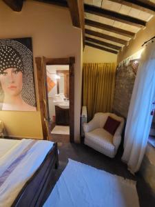 Country House La Collina di Bargiano - Casa Raffaella客房内的一张或多张床位