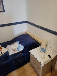 Een bed of bedden in een kamer bij Haus-Crone