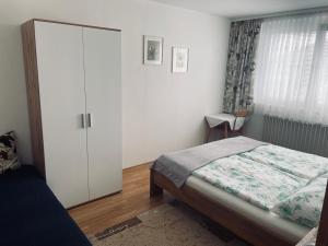 Postel nebo postele na pokoji v ubytování Ferienhaus Schiemel