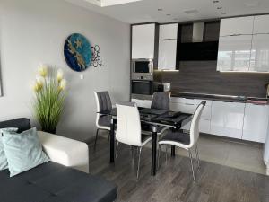 Kuchyňa alebo kuchynka v ubytovaní Silver Gray Appartment