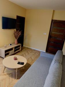 TV a/nebo společenská místnost v ubytování HARMONY Apartments