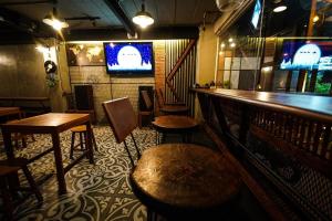 Lounge nebo bar v ubytování Vintage54 Hotel Ayutthaya