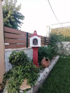 A garden outside Tota's Family House