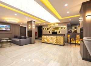 The lobby or reception area at Selia SUİTES