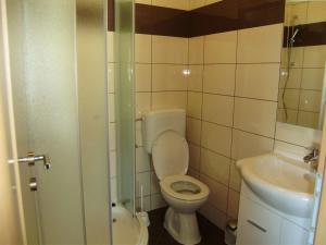 Koupelna v ubytování Apartments Roko