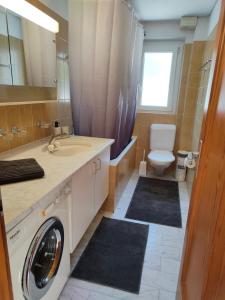 Koupelna v ubytování Grazioso appartamento a Li Curt (Poschiavo)