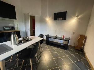 Dapur atau dapur kecil di Andapamanitra Résidence