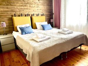 Postel nebo postele na pokoji v ubytování Klimpfjällsgården Hotel & Restaurant