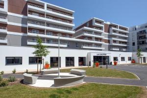 Budova, v ktorej sa apartmánový hotel nachádza