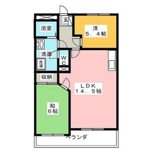 前桥市広い60㎡　2LDK　前橋市の中心街にあるマンションの1室的相册照片