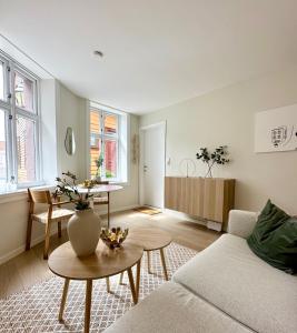 Posezení v ubytování Knøsesmauet Apartment
