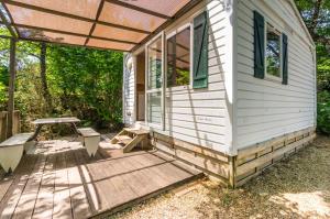 Zahrada ubytování Camping des Templiers - Le Caylar