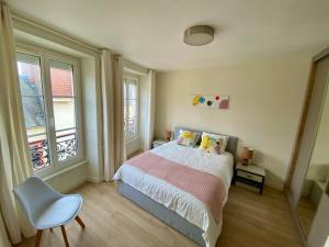 Charming fisher house on the Seasideにあるベッド