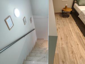 Postel nebo postele na pokoji v ubytování Kamares Suites 2