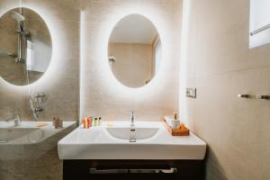 Koupelna v ubytování Penzion Drak