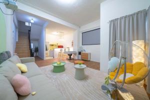 Кът за сядане в 樂福小棧 Love House 宜蘭五結包棟民宿 KTV 電動麻將 烤肉