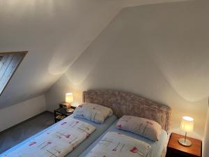 Postel nebo postele na pokoji v ubytování Haus Dulshorn Braunlage