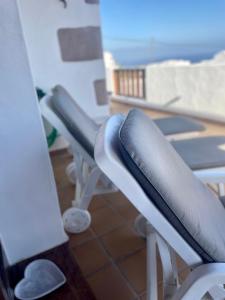 Balkón nebo terasa v ubytování Canto Rojo, La Asomada con vistas a Lobos