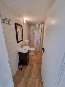 Koupelna v ubytování GLAMPING HOUSE ˇVITAˇ
