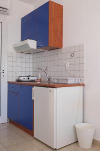 Kuchyň nebo kuchyňský kout v ubytování Lappas Rooms
