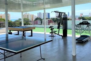 Fitness center at/o fitness facilities sa Departamento en la playa