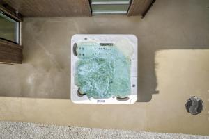 an aerial view of a dish in a container at The Panorama Retreat - Rindabotn Cabin in Sogndal