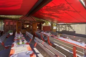 Posezení v ubytování Landhotel Brauner Hirsch