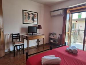 Posteľ alebo postele v izbe v ubytovaní Casa Parco Aranci