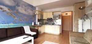Kuchyňa alebo kuchynka v ubytovaní Apartament Pomorski