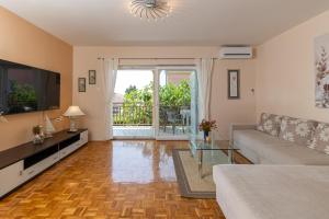 TV a/nebo společenská místnost v ubytování Apartments Nada