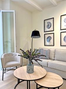 Apartamentos Soho Boutique Palillero的休息区