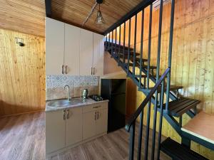 Köök või kööginurk majutusasutuses Diamond Cottages