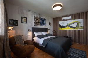 Ein Bett oder Betten in einem Zimmer der Unterkunft Queen Apartment Zadar