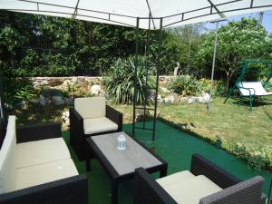 Zahrada ubytování Studio Apartment Nera