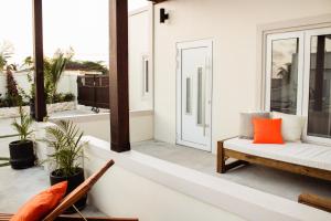 Rõdu või terrass majutusasutuses EVA Resort