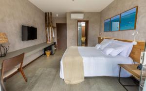 TV a/nebo společenská místnost v ubytování Flor de Lis Exclusive Hotel