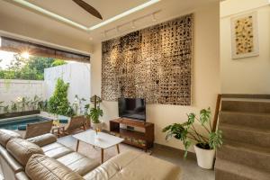 Posezení v ubytování Erna Villa