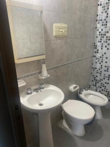 Koupelna v ubytování Depto Boulevard Illia