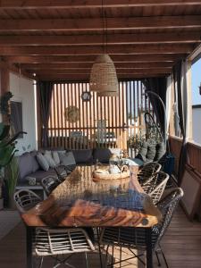 Et opholdsområde på Hollers Holiday Homes Haus Mary