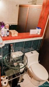 Koupelna v ubytování Casona Rosa B&B, Morelia + 16 fotografií
